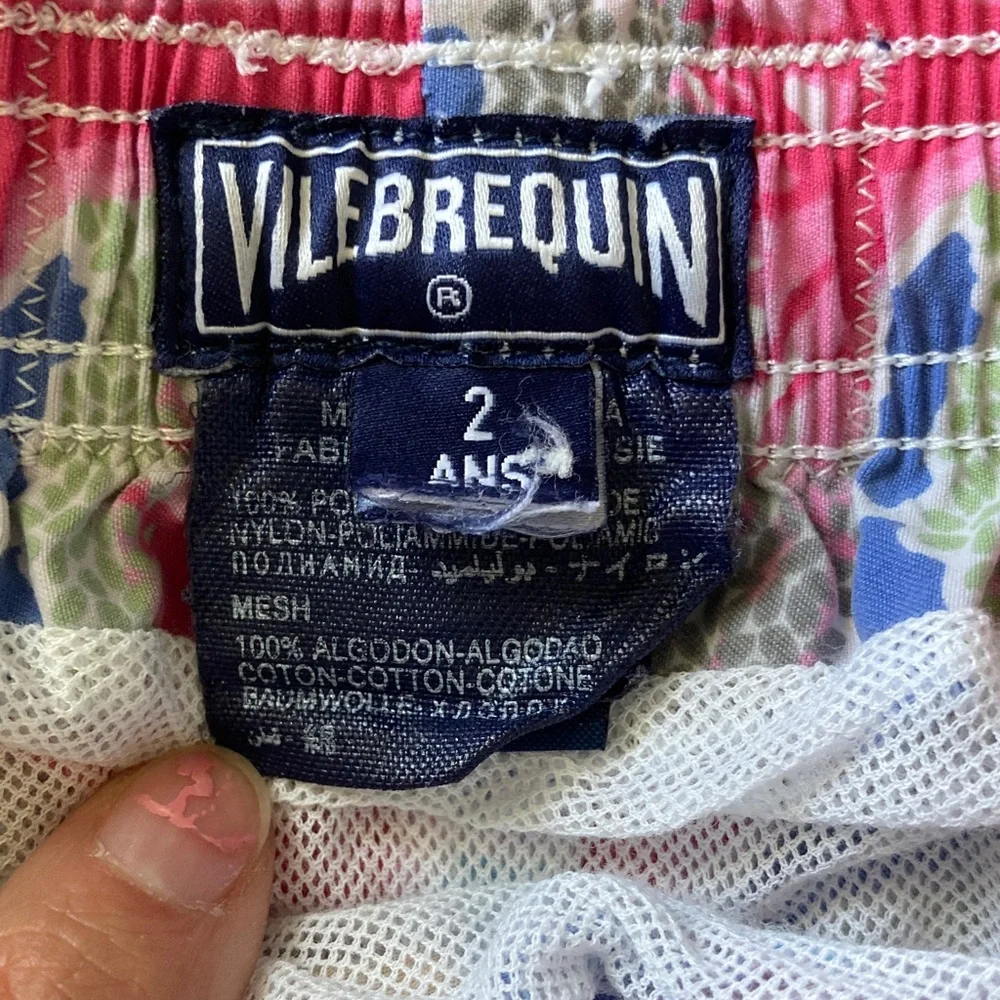 Vilebrequin Elephant Print Boys Swim Trunks 2T